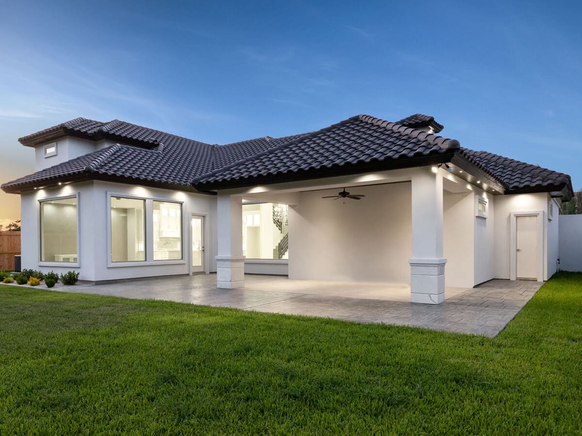 House backyard